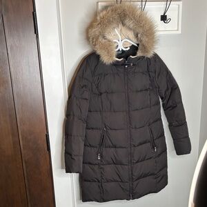 Ralph Lauren  Puffer Coat with Fur Trim